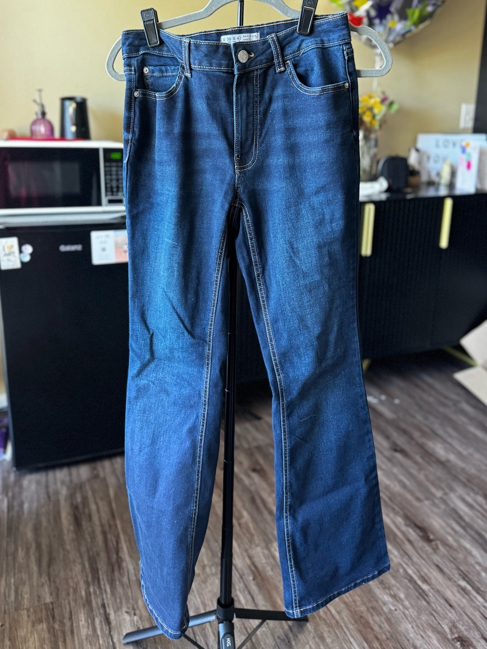 Primark Dark Blue Flare Jeans